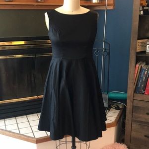 Grace Karin Black Retro Fit n Flare Dress XL NWT